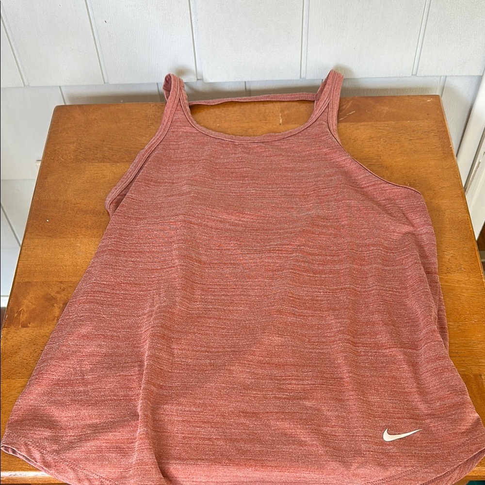 Nike Red Sleeveless Relaxed Tank Top